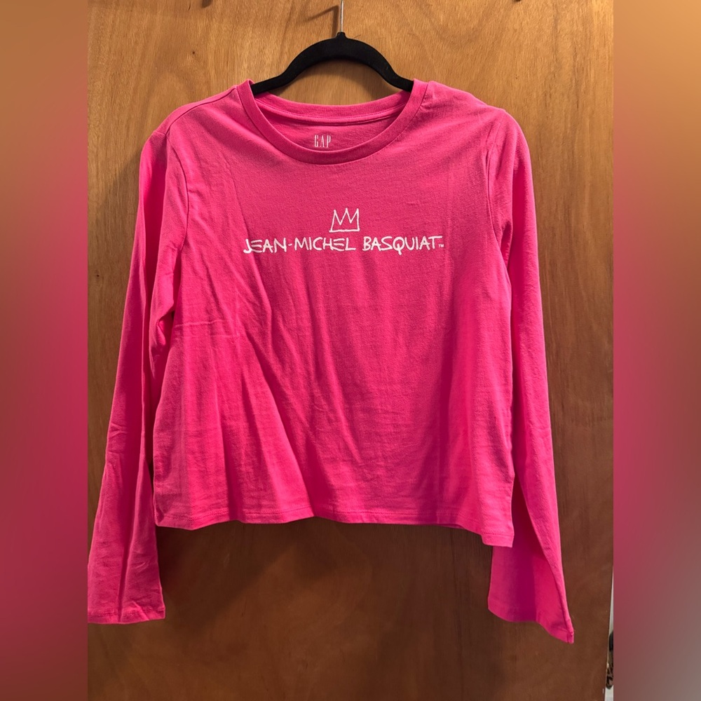 GAP Vibrant Pink Shrunken T-Shirt